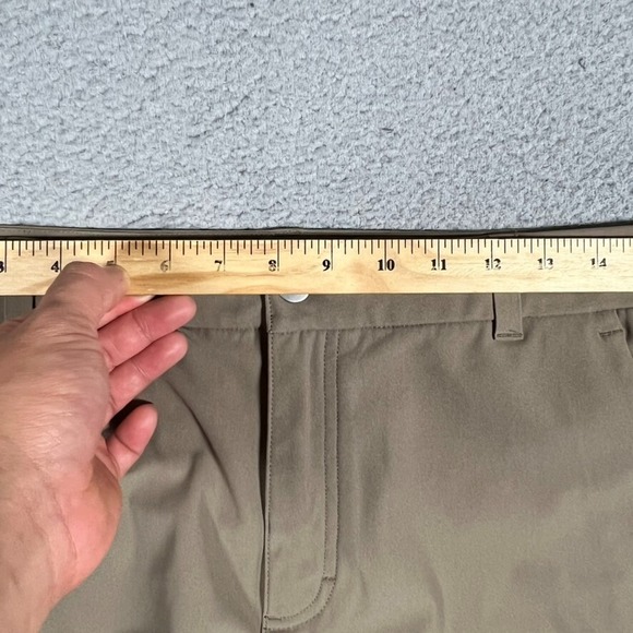 VRST Pants Mens 32x30 Brown Slim Commuter Tech Casual Preppy Pockets Logo - Picture 4 of 11